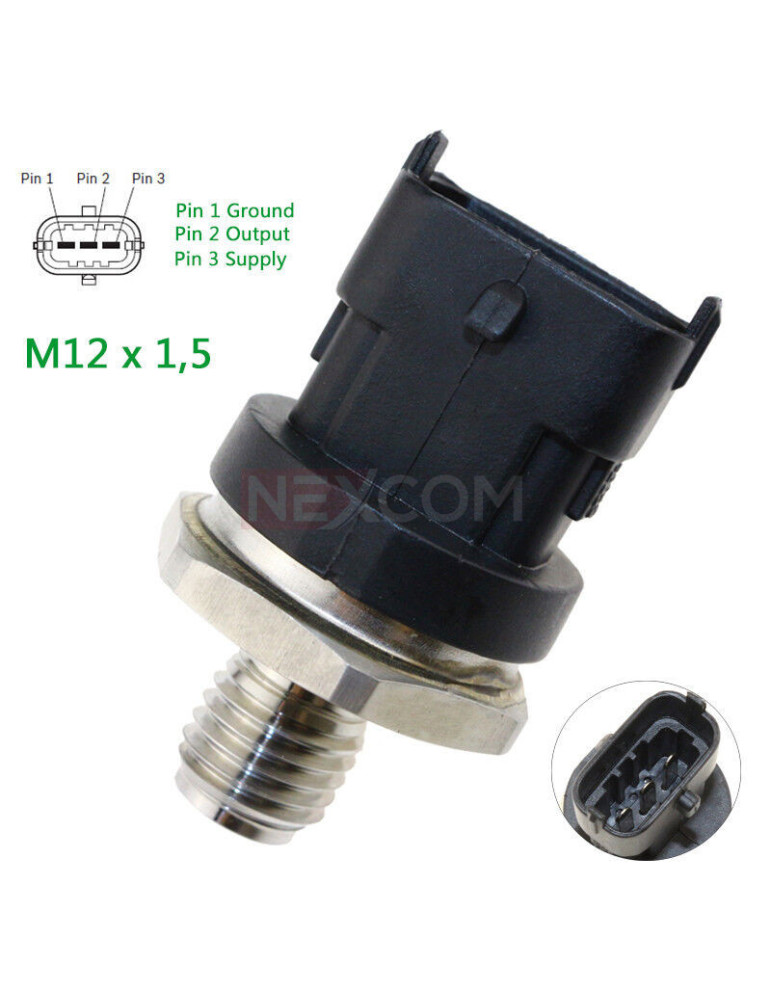 Capteur pression carburant remplace Bosch 0281006189 0281006081 Renault 2.0 dCi