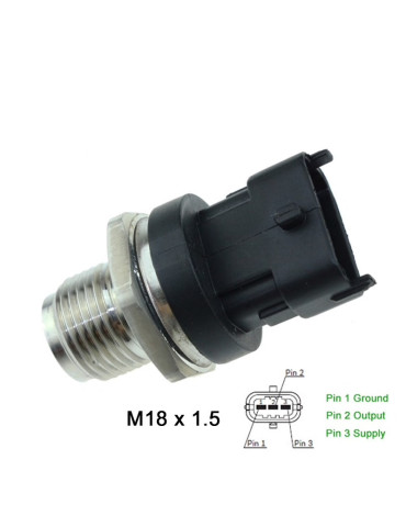 Capteur pression carburant,...
